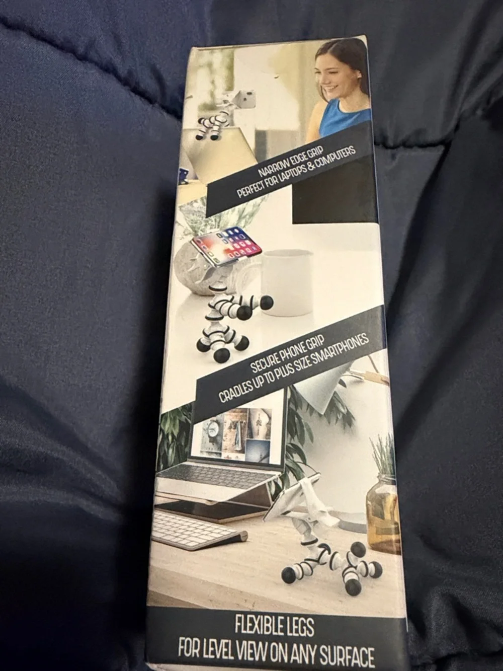Premier Flexi-Grip Smartphone Mount in White and Black